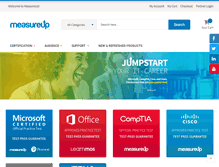 Tablet Screenshot of measureup.com